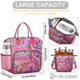 thumbnail image 2 of Elegant Tribal Paisley Lunch Tote – Dual Compartment Leakproof & Perfect for Spring and Summer, 2 of 6