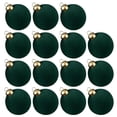 thumbnail image 2 of 15PCS Clearance! Green Jumbo Ball Shatterproof Christmas Ornament, Velvet Christmas Tree Balls Decorative Hanging Ornaments, Christmas Decorations, 2 of 7