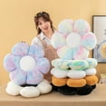 thumbnail image 4 of Soumake Flower Seat Cushion Lovely Petals Shape Fluffy Stuffed Back Pillow Hip Protective Super Soft Office Chair Car Seat Sofa Buttocks Cushion for Living Room Bedroom Office, 4 of 8