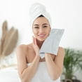 thumbnail image 3 of REGALWOVEN Cotton Wash Cloths for Face Striped Face Cloths Highly Absorbent Towels Grey, 3 of 7