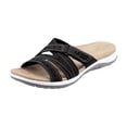 thumbnail image 2 of KEVCHE Orthopedic Sandals Women's Slip On Platform Wedge, Comfortable Walking Slide Sandals with Arch Support, Lightweight Breathable Summer Beach Shoes for Plantar Fasciitis Relief, 2 of 5