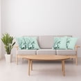 thumbnail image 4 of Ambesonne Floral Throw Pillow Cover 4 Pack, Dragonflies Wild Grass, 16", Pale Green, 4 of 5