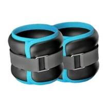 Kuntesetty 2 Pieces Ankle Wrist Weights Dance Cuffs Arm Weights for Fitness Jogging Gym Total 0.5KG 22cmx8cm