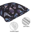thumbnail image 4 of Throw Pillow Covers, Jellyfish Tentacle Soft Square Pillow Cases with Invisible Zipper for Couch Bed Sofa, Farmhouse Fall Home Decor 18"x18", 4 of 7