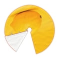 thumbnail image 3 of Bingfone Christmas Tree Skirt Mat Christmas Decoration Interior 30"-Yellow Lemon, 3 of 8