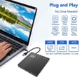 thumbnail image 3 of External DVD -/+RW Optical Drive USB3.0 Type-C CD Player Burner Writer Reader, 3 of 5