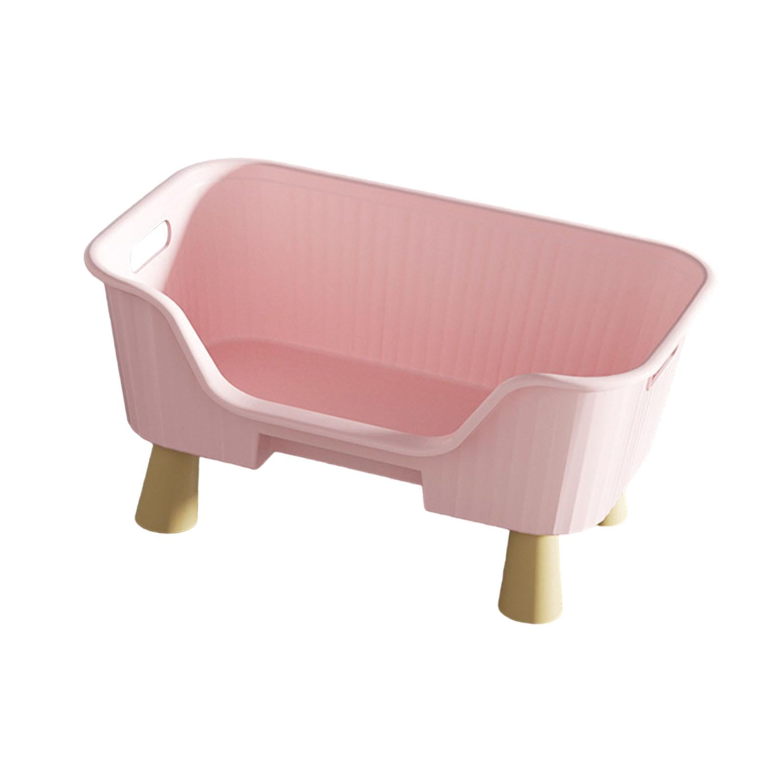 CarpNettore Cat Hammock Bed Elevated Cat Nest Furniture Raised Cat Cot for Kitten Kitty Cats M pink