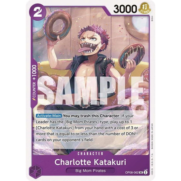 One Piece Two Legends Uncommon Charlotte Katakuri OP08-062