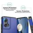 thumbnail image 5 of TJS for Motorola Moto Edge 5G 2024 Phone Case, Dual Layer Hybrid Magnetic Support Shockproof Heavy Duty Cover for Moto Edge 5G 2024 (Blue), 5 of 6