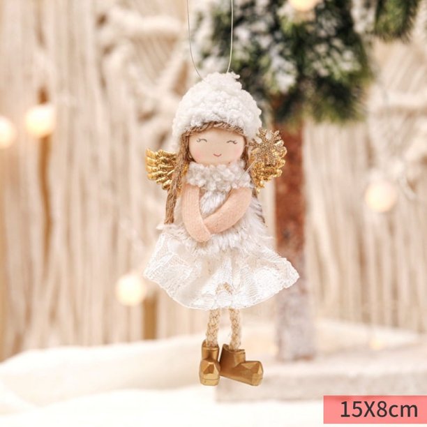 New Year 2023 Christmas Gift Cute Angel Doll Xmas Tree Ornaments Noel Christmas Decoration for Home Natal Navidad 2022 Kids Gift