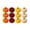 C, variant on 12-Pack Mini Velvet Pumpkin Ornaments for Fall and Thanksgiving Decor, Orange, Olive, Ivory and Burgundy