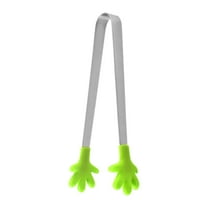 JoyMoreHome Silicone Mini Tongs, 5.1Inch Hand Shape Food Tongs, Small Tongs for Serving Food, Ice Cube, fruits, Sugar, Barbecue
