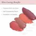 thumbnail image 3 of Pur Silky Pout Creamy Lip Chubby Lipstick Crayon, Shade: Raspberry Spritz, 3 of 6