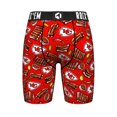 thumbnail image 3 of Men's Rock Em Socks  Red Kansas City Chiefs BBQ Ribs Boxer Briefs, 3 of 4