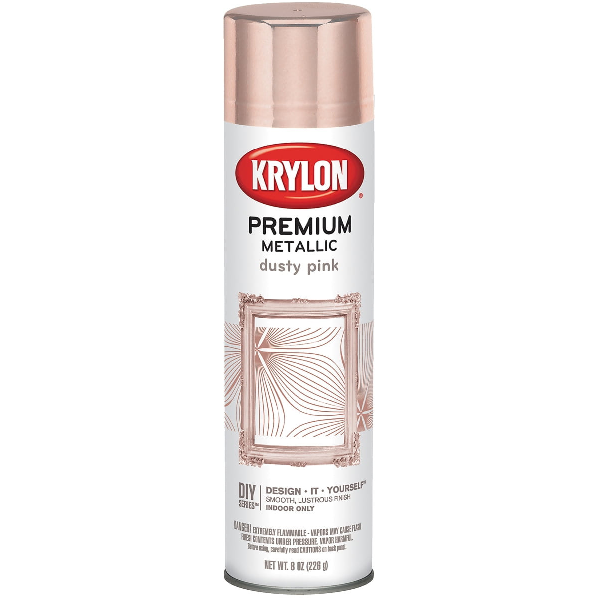 Premium Metallic Spray Paint 8ozDusty Pink