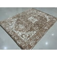 thumbnail image 5 of EORC Ivory / COPPER Hand Knotted Wool Transitional Heriz  Rug, 7' x 9', 5 of 7