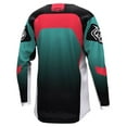 thumbnail image 2 of Troy Lee Designs Maillot de Course Motocross Tout-Terrain pour Jeunes, GP (Arc Turquoise/Neon Melon, TG), 2 of 2