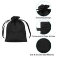 thumbnail image 3 of Uxcell Satin Bags with Drawstring, Wedding Favor Mini Gift Bags for Birthday Party Black, Red, Navy Blue, 3 of 6