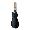 thumbnail image 2 of Bolsos de mano para mujer, divertido bolso de diseño de PU con cremallera, bolso cruzado de hombro para mujer, gato Negro, 2 of 7
