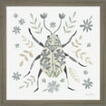 thumbnail image 2 of Great Art Now Folk Beetle Neutral by Farida Zaman, 2 Piece Framed Art Set Each 13"W x 13"H, 2 of 3