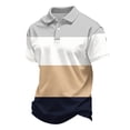 thumbnail image 4 of Tbopshirt Short Sleeved Shirts for Men Plus Size with Collar Business Collar Casual Sports Printed Button Top Shirt,S-5XL, 4 of 4