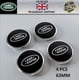 thumbnail image 1 of 4 X Land Rover Centre Caps Black Range Rover Sport Evoque Velar Discovery 63mm, 1 of 4