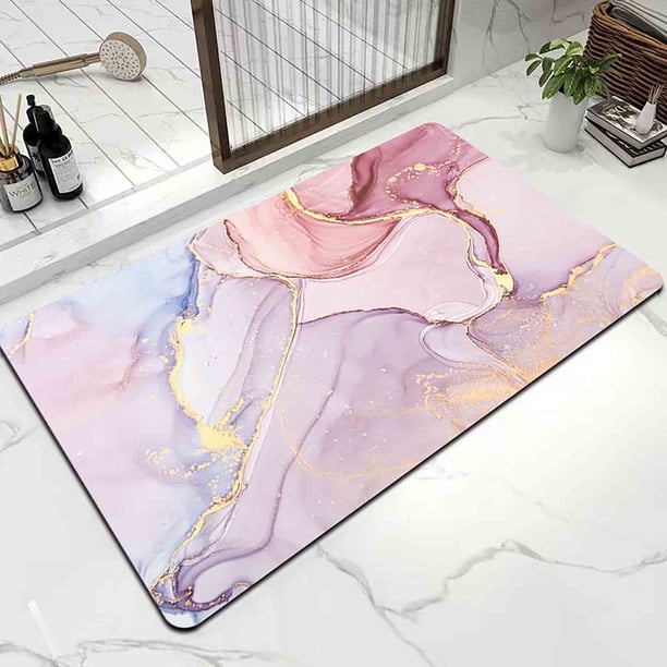 Decoración del hogar, alfombras, tapetes de baño, tapetes, alfombra, tapete para baño, tapete para puerta de baño, almohadilla absorbente de agua, tapete de secado rápido y lavable.
