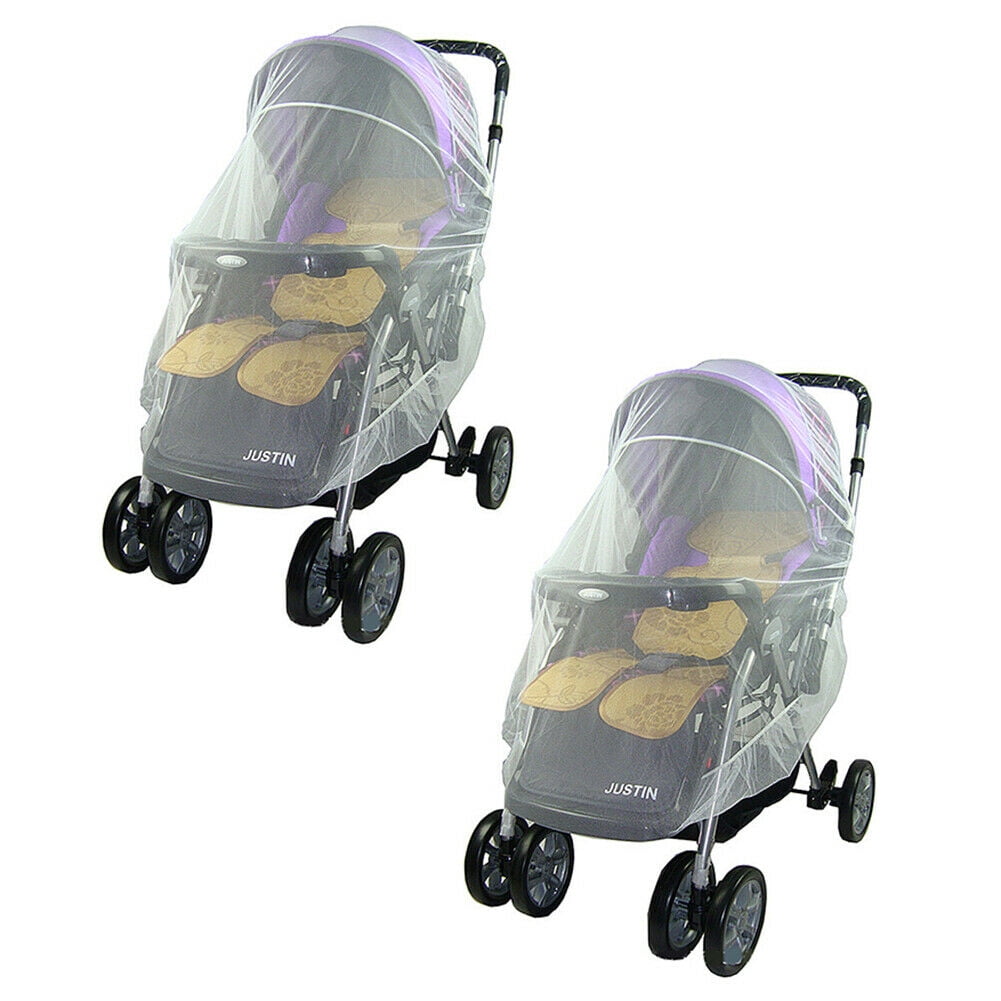 US 2Pcs Baby Mosquito Net Stroller Car Seat-Infant Bug-Protection Insect Cover