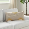 thumbnail image 4 of Nourison Life Styles Here Comes The Sun Natural 12" x 24" Throw Pillow, 4 of 5