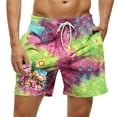 thumbnail image 2 of Nmnitkp Mens Swim Trunks Beach Shorts Quick Dry Hawaiian Swimming Shorts with Mesh Lining Swimwear Bathing Suit for Men Multicolor,3XL, 2 of 7