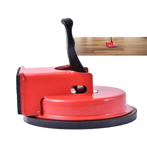 Heavy Duty Laminate Flooring Repair Tools,Grabber Floor Fixer Tool with Suction Cup,Ergonomic Suction Floor Crevice Grabber for Hotels Apartments Kitchen Living Room Bedroom Bathroom,Red