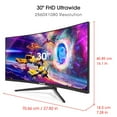 thumbnail image 4 of Monitor para juegos Sceptre C305B-200UN1 de 30 pulgadas curvo 2560 x 1080, 4 of 7