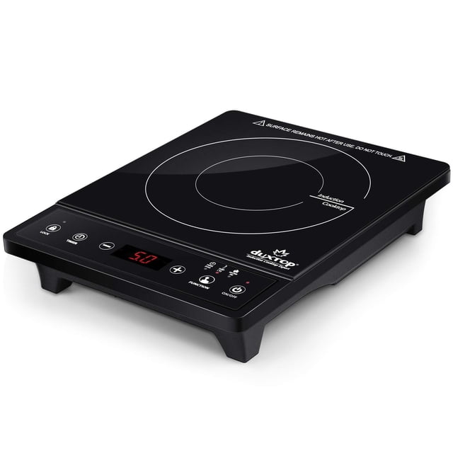 Placa de inducción Duxtop 1800 W con temporizador y control táctil