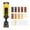 🔥 yellow_New#453, variant on Laminate Floor Kit Wax System | DIY Scratch Mending Tool Set for Floors, Worktops, Furniture, Cabinets | 11 Color Wax Blocks | Includes Iron, Sponge, Cloth | Home & Office Use | 195x180x40mm