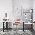 thumbnail image 2 of CosmoLiving by Cosmopolitan Ella L Desk, White, 2 of 7