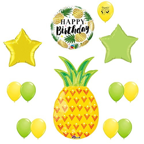  Pineapple  Birthday  Party  Balloon Decoration Kit Walmart  com
