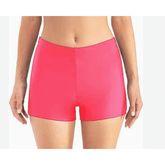 EliteGoogv Swimsuit Bottoms For Women High Waisted Bikini Briefs Sports Yoga Shorts Summer Beach Pool Swimwear Watermelon Red