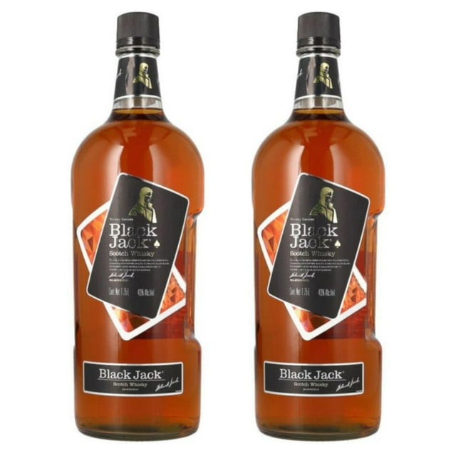 Pack de 2 Whisky Black Jack 1.75 L