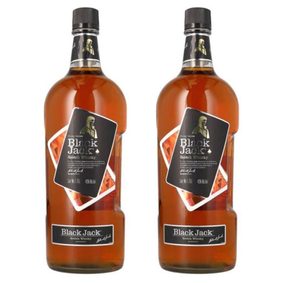 Pack de 2 Whisky Black Jack 1.75 L