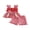 Red, variant on BemeyourBBs Kids Toddler Baby Girls Baseball Outfit Cute Baby Girl Summer Clothes Bows Baseball Embroidery Ruffle Camisole Tank Top with Plaid Shorts Set Toddler Baby Girls Summer 2-piece Outfit