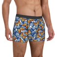 thumbnail image 5 of Men's Boxer Briefs, Colorful Butterfly1 Soft Comfy Mens Underwear Boxer Briefs Breathable With Widen Waist, 5 of 7