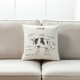 thumbnail image 2 of Farmhouse animals throw pillow - set of 2, 2 of 8
