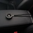 thumbnail image 4 of QJUHUNG 1pc Creative Automotive Alloy Rim & Brake Disc Hanging Ornament with Perfume Diffuser - Metal Scent Pendant for Vehicle Mirror, 4 of 6