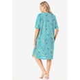 thumbnail image 2 of Dreams & Co. Plus Size Short-Sleeve Sleepshirt, 2 of 6