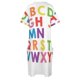 thumbnail image 4 of ¡Camiseta gráfica con el alfabeto "Te amo" perfecta para niños de jardín de infantes, preescolares y maestros! Vestido largo con bolsillos sueltos, 4 of 6