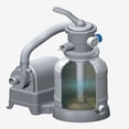 thumbnail image 2 of Funsicle 10-Inch Sand Filter Pump, 1400 GPH Pool Pump for Above Ground Pools, Adults, 2 of 4