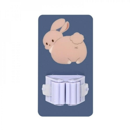 

[Big sale!]Multifunctional Mop Clip Non-Punch Wall Mounted Mop Holder Bathroom Wall Hanging Mops Household Supplies