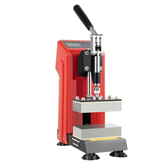 ChicHomey 900W Mini Heat Press Machine,Manual Press,0-400°F Digital LCD,0-999s Timer,Heavy Duty Hot Press Stamping for T-Shirts, Hats, DIY Crafts,Portable & Easy Use