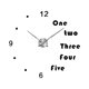 thumbnail image 2 of Reloj Decorativo de Pared Números Extraíbles DIY 3D Reloj Venta Liquidación Oficina Decoración para Regalos Negro Colco Reloj de pared con la etiqueta engomada del espejo, 2 of 8