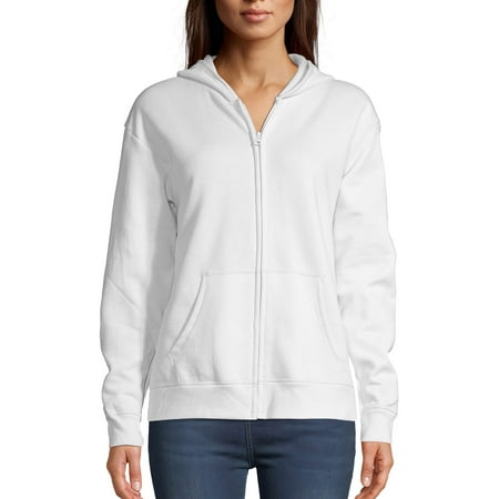 Hanes ComfortSoft EcoSmart Women's Fleece Full-Zip Hoodie Sweatshirt